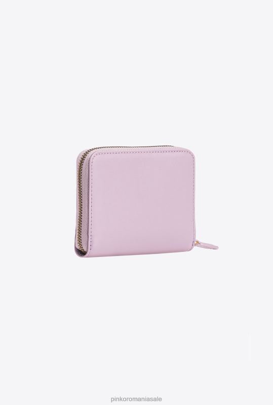 posete | posetă pătrată din piele cu fermoar Pinko iris-aur antic B0D081143