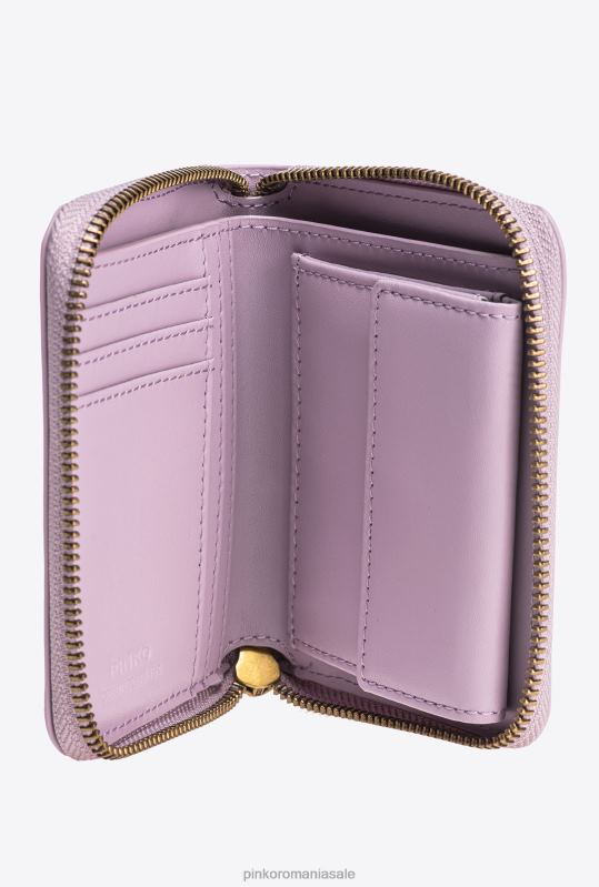 posete | posetă pătrată din piele cu fermoar Pinko iris-aur antic B0D081143