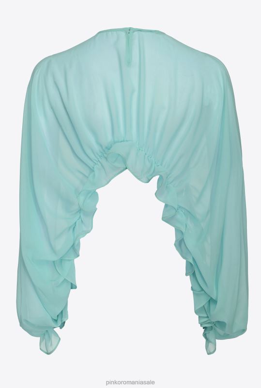 ridic din umeri | ridic din umeri ciufulit Pinko albastru nil B0D08627