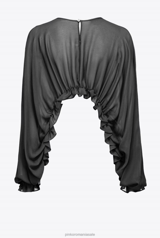 ridic din umeri | ridic din umeri ciufulit Pinko limuzina neagră B0D08625