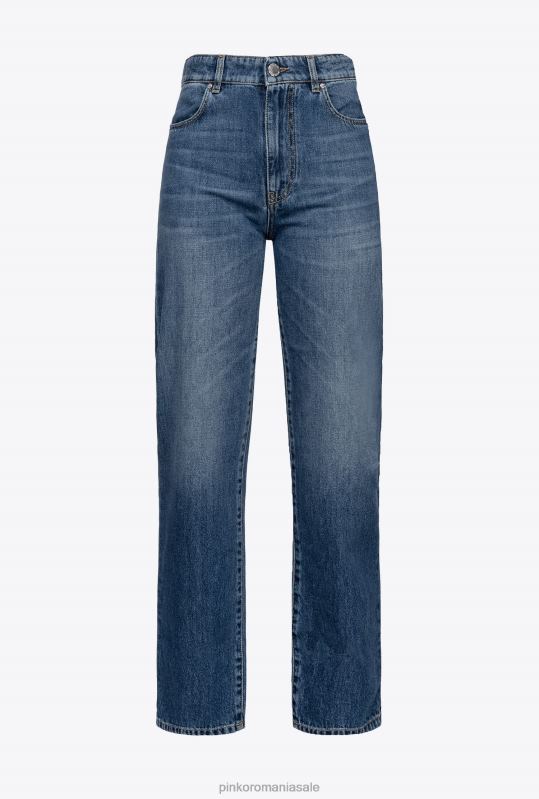 blugi | blugi boyfriend slouchy din denim Pinko spălare vintage închisă B0D08862