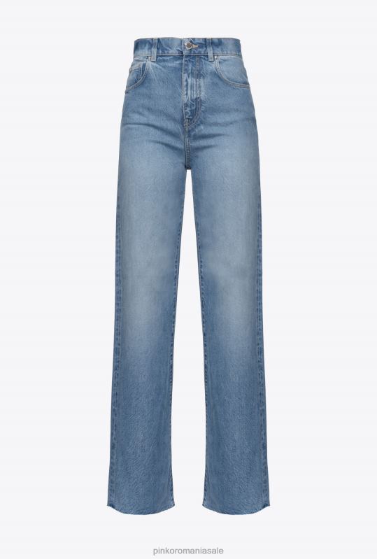 blugi | blugi largi cu talie înaltă Pinko spălare cu piatră ușoară-medie B0D08850