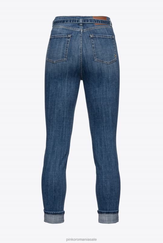 blugi | blugi skinny cross-stretch Pinko spălare vintage medie B0D08848