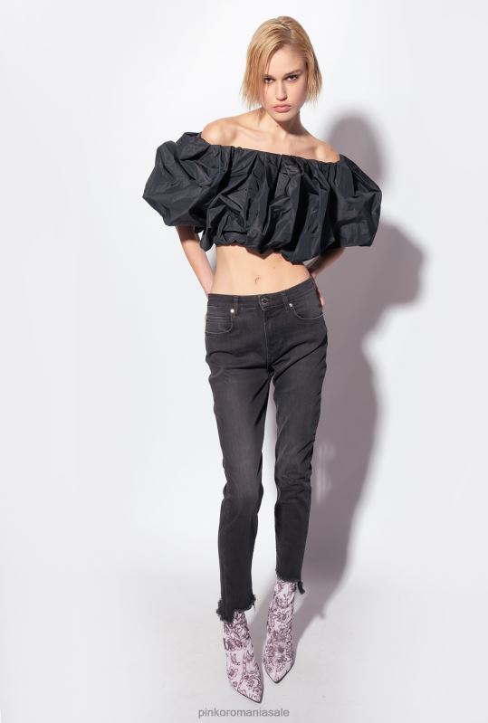 blugi | blugi skinny din denim Pinko limuzina neagră B0D08867