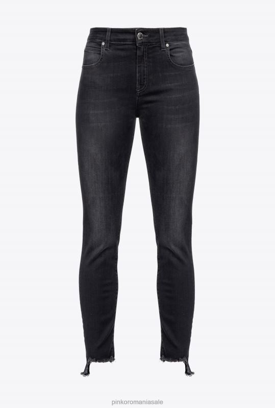 blugi | blugi skinny din denim elastic Pinko limuzina neagră B0D08883