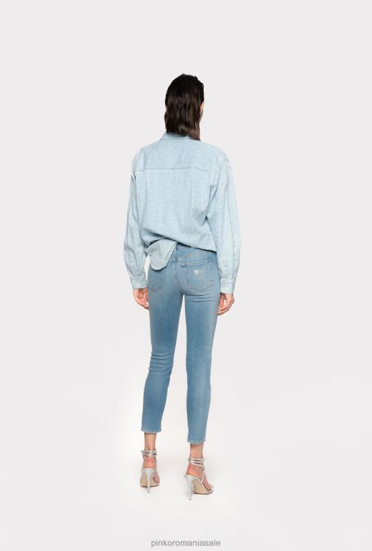 blugi | blugi skinny din denim elastic Pinko spalare usoara B0D08881