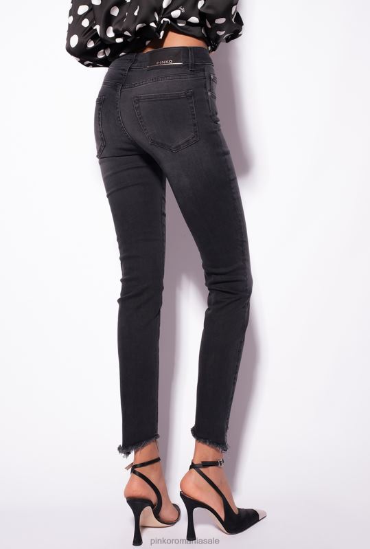 blugi | blugi skinny din denim stretch Pinko limuzina neagră B0D08892