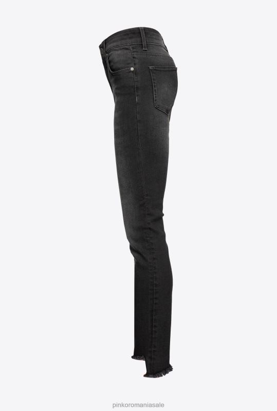blugi | blugi skinny din denim stretch Pinko limuzina neagră B0D08892