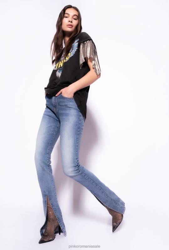blugi | blugi vintage skinny cu fanta Pinko spălare vintage ușoară B0D08856