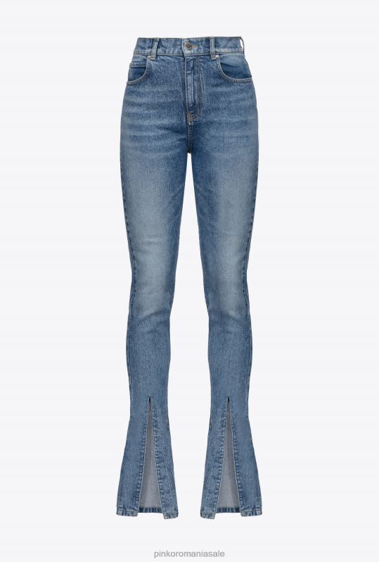 blugi | blugi vintage skinny cu fanta Pinko spălare vintage ușoară B0D08856