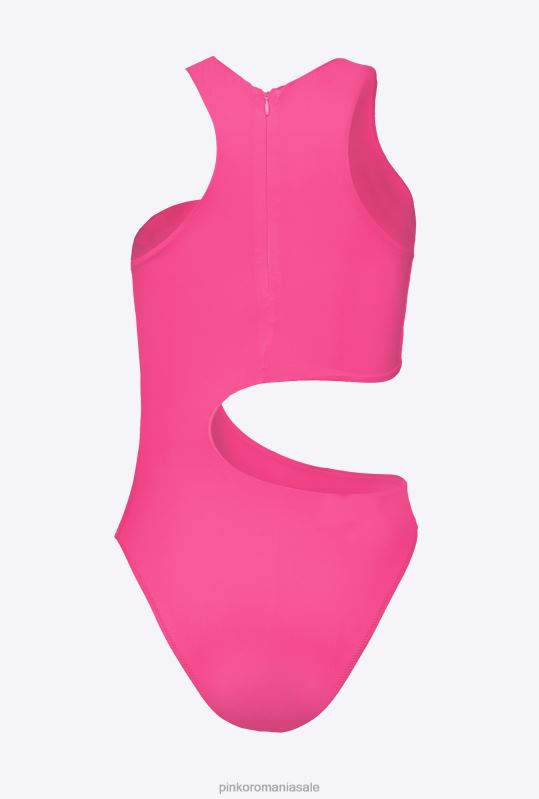 costume de baie | Costum de baie dintr-o singură piesă cu decupaj Pinko violet fucsia B0D08932