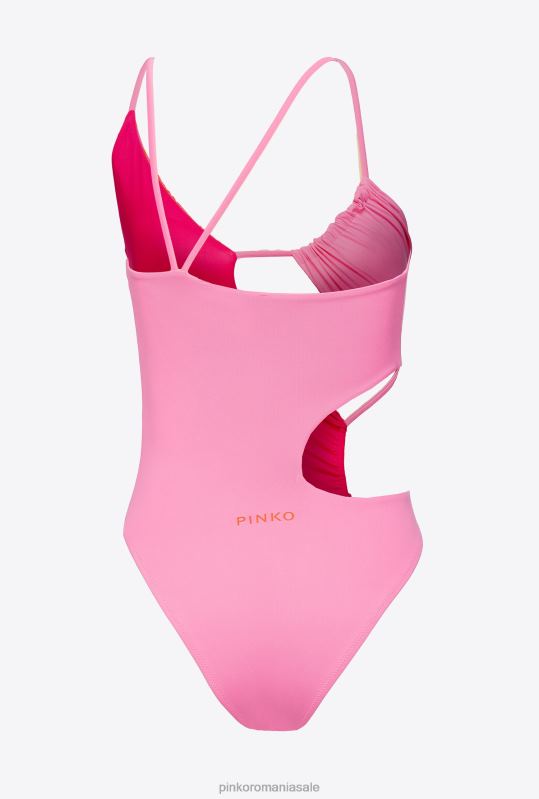 costume de baie | costum de baie dintr-o singură piesă cu imprimeu floral Pinko mult.roz/portocaliu B0D08930