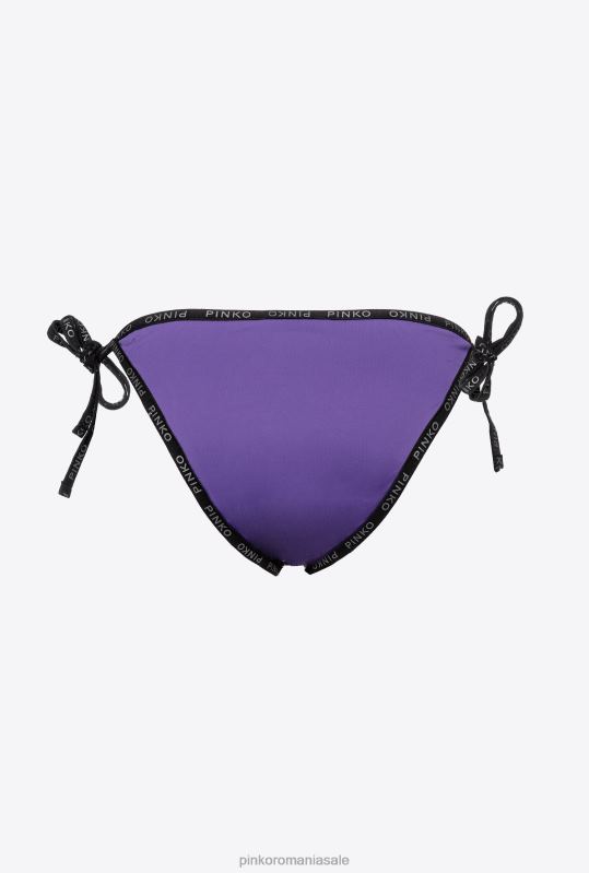 costume de baie | fund de bikini complet cu paiete Pinko violet intens B0D08947