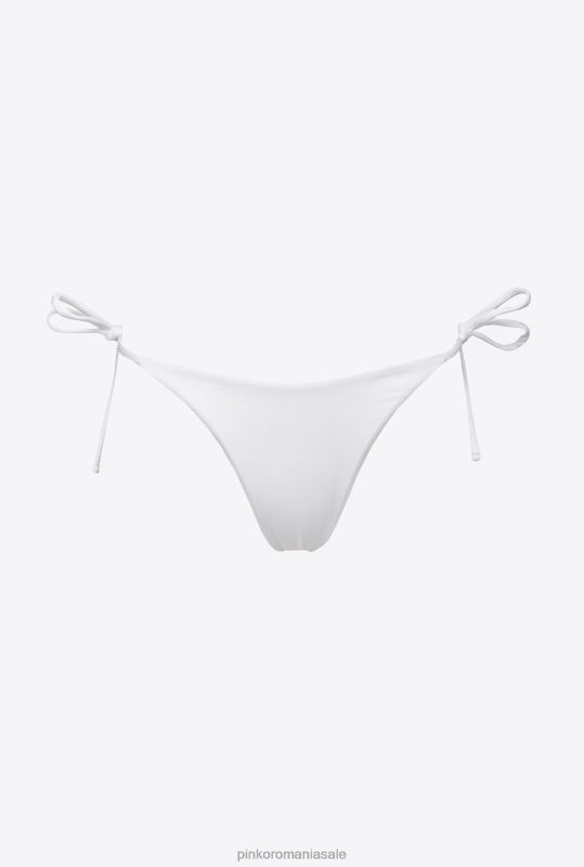 costume de baie | fund de bikini cu cravate Pinko alb strălucitor B0D08940