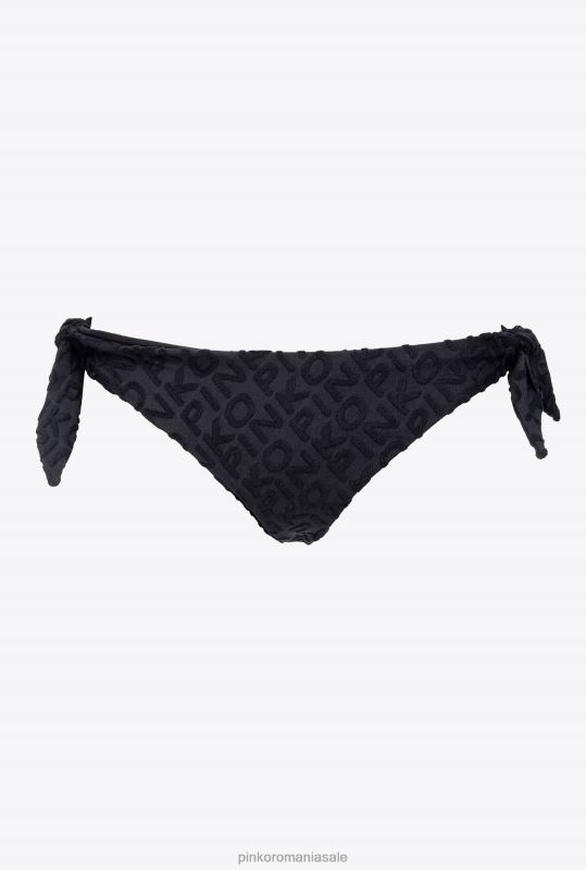 costume de baie | fund de bikini cu logo Pinko limuzina neagră B0D08935