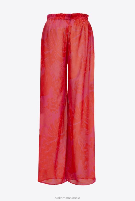 costume de baie | pantaloni largi cu imprimeu floral Pinko mult.roz/portocaliu B0D08777