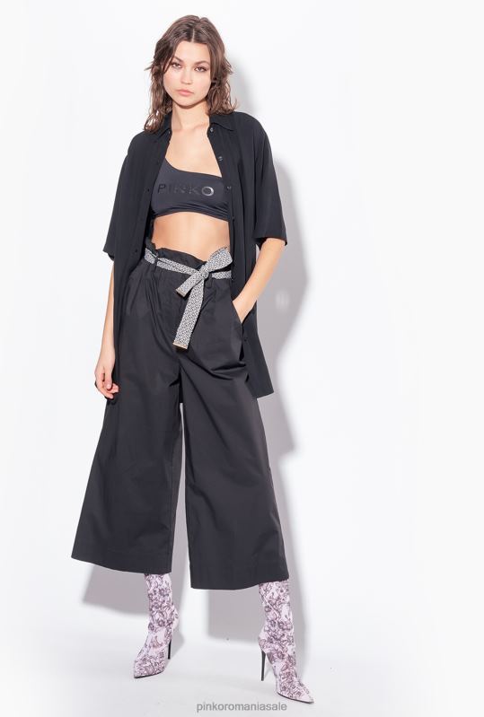 costume de baie | top de bikini cu un singur umăr Pinko limuzina neagră B0D08949