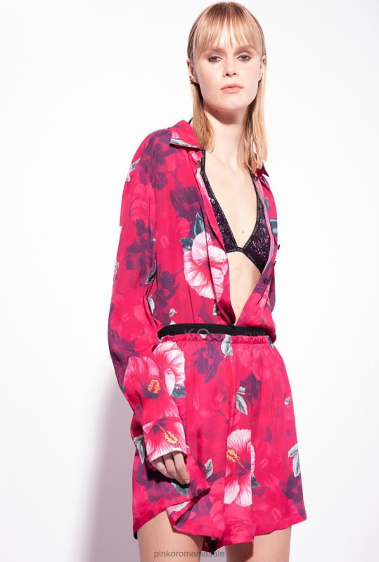 costume de baie | top de bikini triunghi cu paiete Pinko violet intens B0D08946