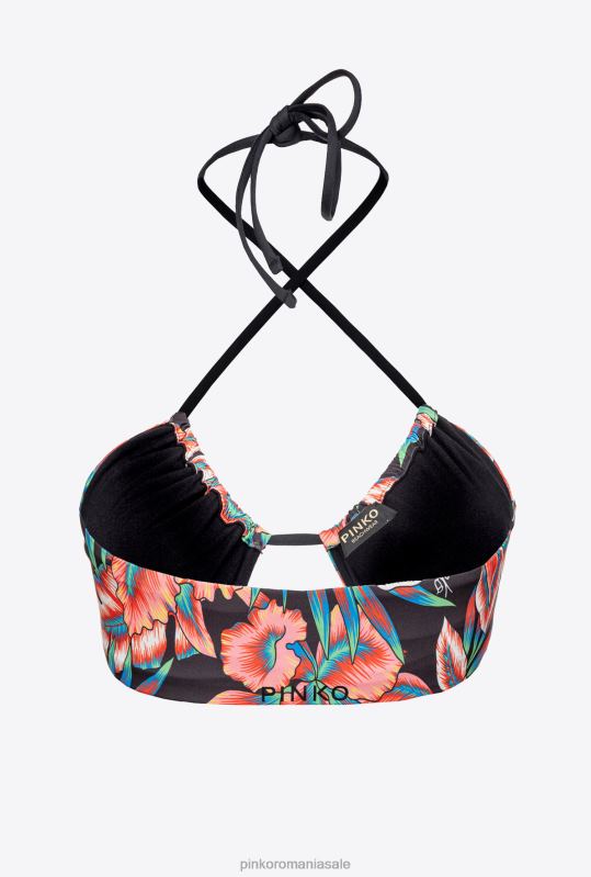 costume de baie | top de bikini tropical Pinko multi. roșu/negru B0D08936