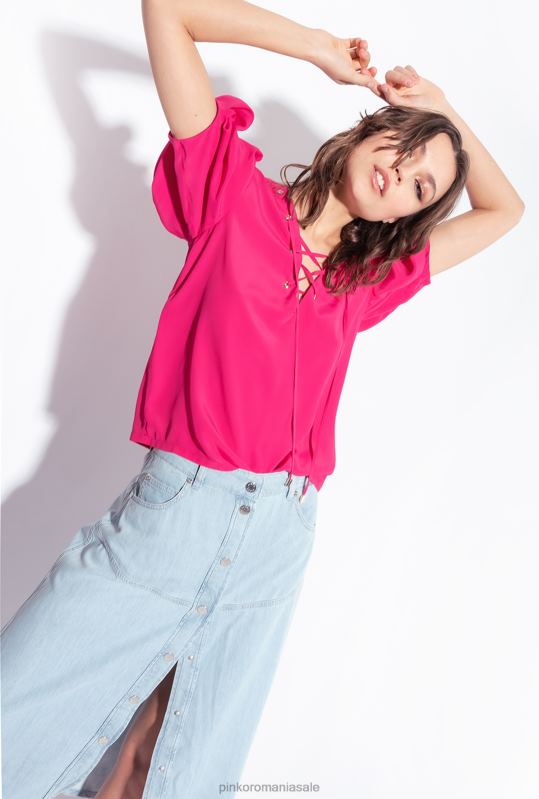 fuste lungi | fustă maxi din denim fluidă Pinko spalare usoara B0D08913