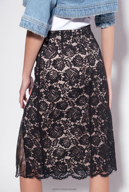 fuste lungi | fusta lunga din dantela Pinko limuzina neagră B0D08813