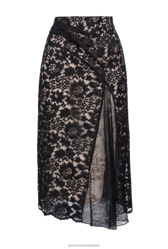 fuste lungi | fusta lunga din dantela Pinko limuzina neagră B0D08813