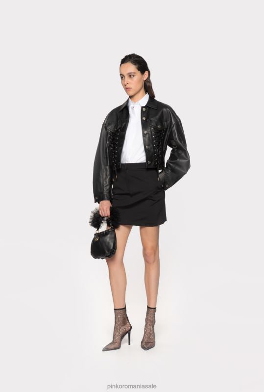 fuste mini | fustă mini în formă de a Pinko limuzina neagră B0D08899