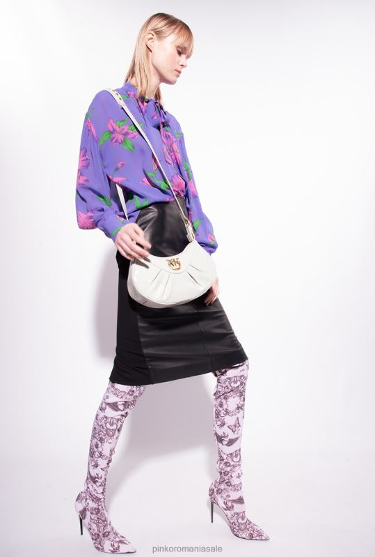 bluze | bluză cu imprimeu iris cu detaliu încrucișat Pinko violet/roz/verde B0D08263