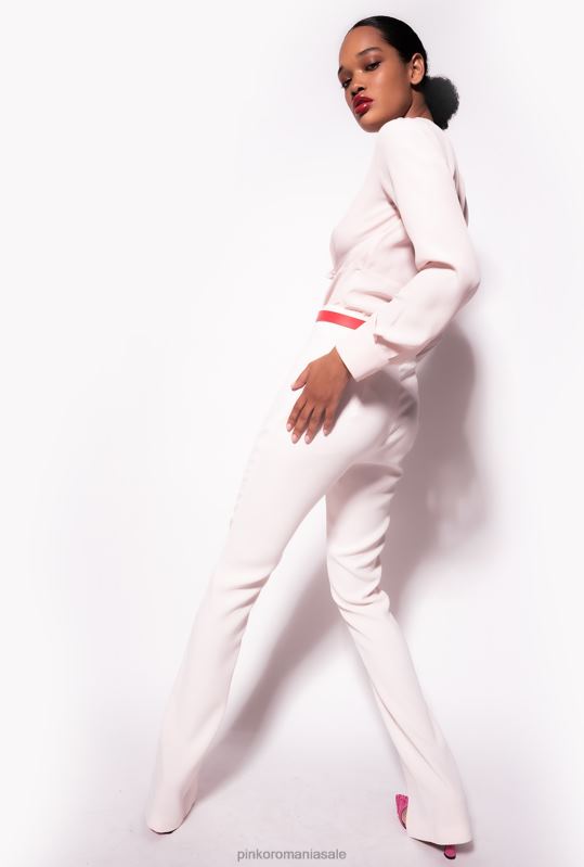 bluze | bluză de mătase cu detaliu răsucit Pinko trandafir parfait de piersici B0D08285