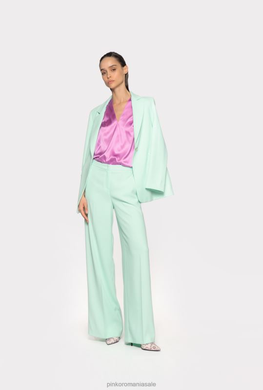 bluze | bluză din satin stretch Pinko opera mov B0D08264