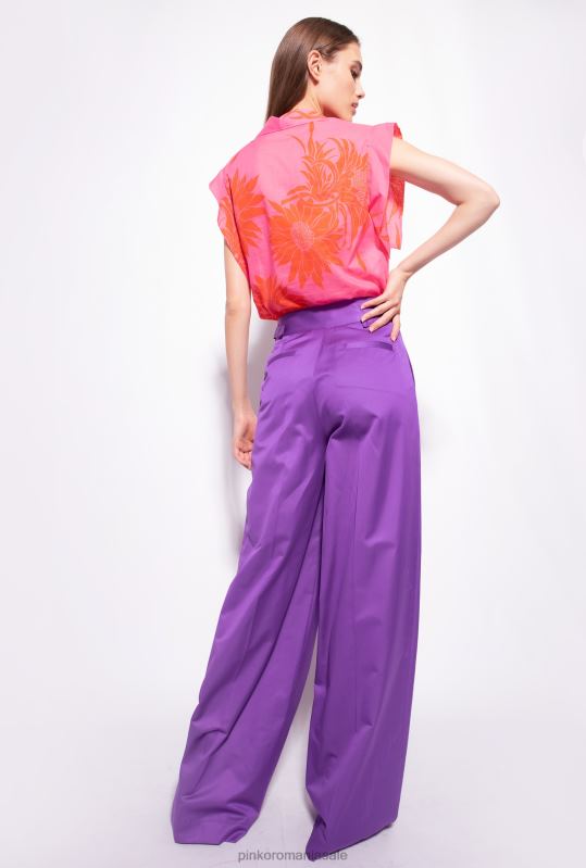 bluze | bluza cu flori mari imprimate Pinko roz/rosu B0D08243