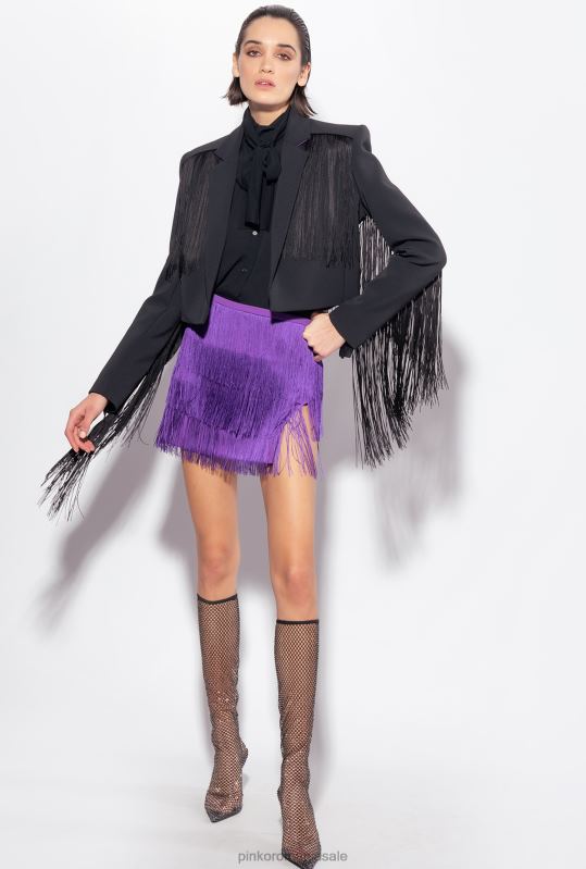 bluze | bluza cu fundita si volan Pinko limuzina neagră B0D08238