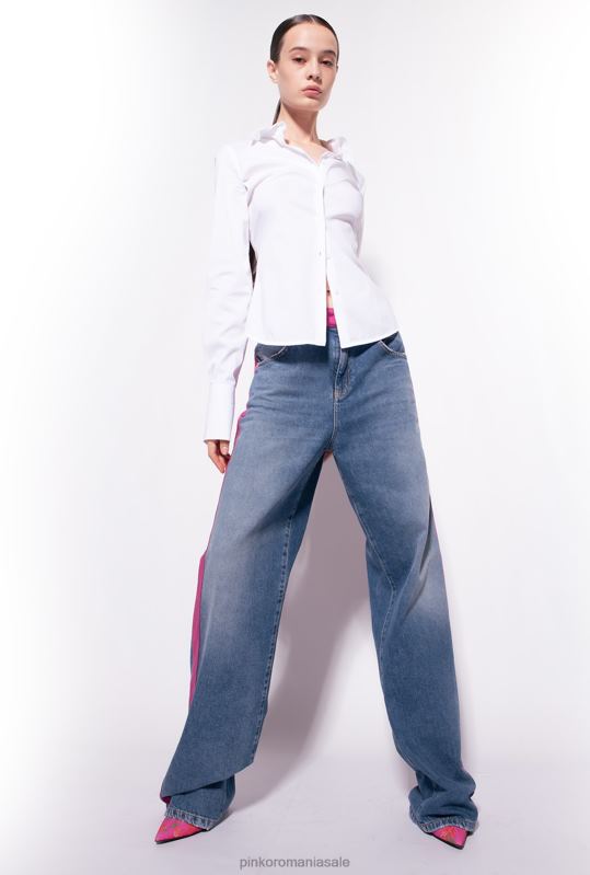 cămăși | cămașă bustieră din poplin Pinko alb strălucitor B0D08251