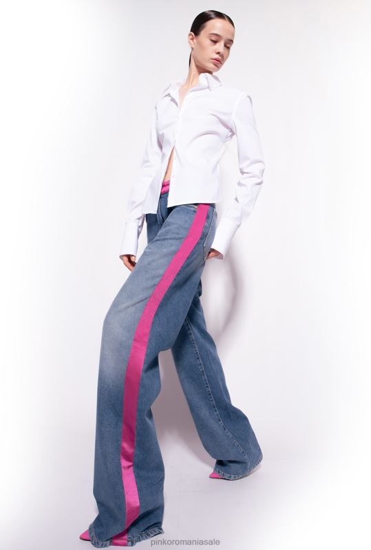 cămăși | cămașă bustieră din poplin Pinko alb strălucitor B0D08251