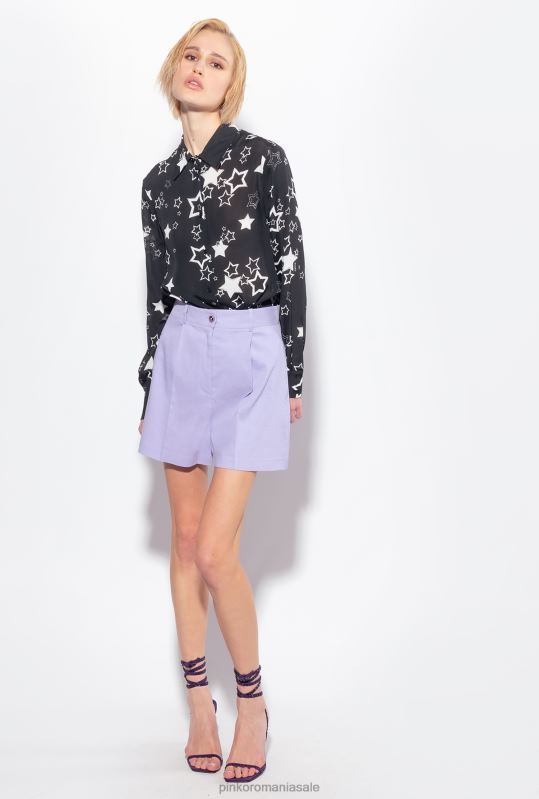 cămăși | cămașă cu imprimeu stea Pinko negru/gri/alb B0D08268