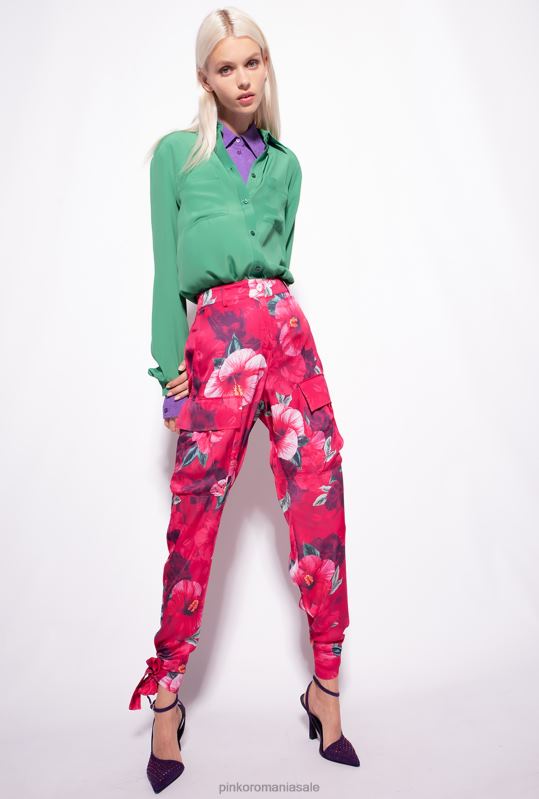 cămăși | cămașă din amestec de mătase cu buzunar la piept Pinko Amazon B0D08240