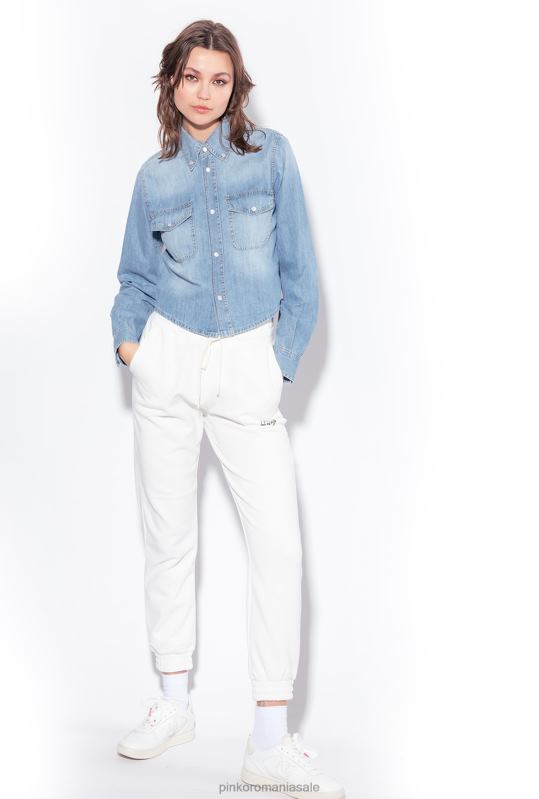 cămăși | cămașă din denim cu broderie western Pinko spalare usoara B0D08295