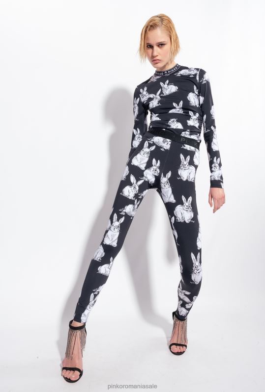 pulovere | top de iepure cu mâneci lungi Pinko negru/gri/alb B0D08471