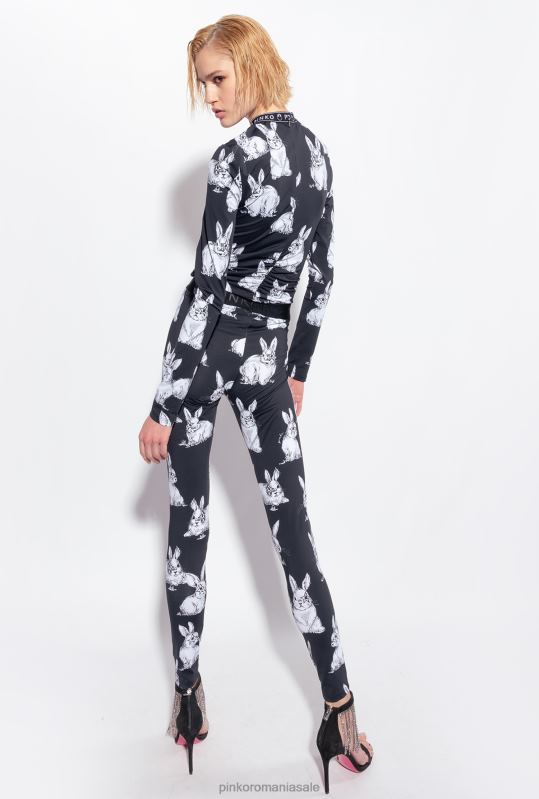 pulovere | top de iepure cu mâneci lungi Pinko negru/gri/alb B0D08471