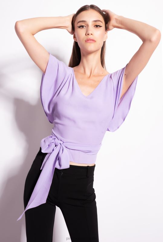 sus | blat creponat marocain cu canapea Pinko lalea violet B0D08406