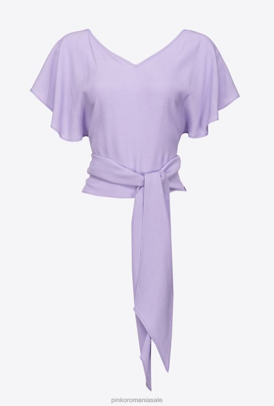 sus | blat creponat marocain cu canapea Pinko lalea violet B0D08406