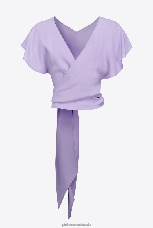 sus | blat creponat marocain cu canapea Pinko lalea violet B0D08406