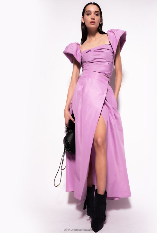 sus | crop top din tafta Pinko orhidee B0D08330