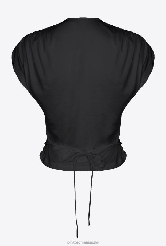 sus | înfășurați partea superioară cu decupaj Pinko limuzina neagră B0D08465