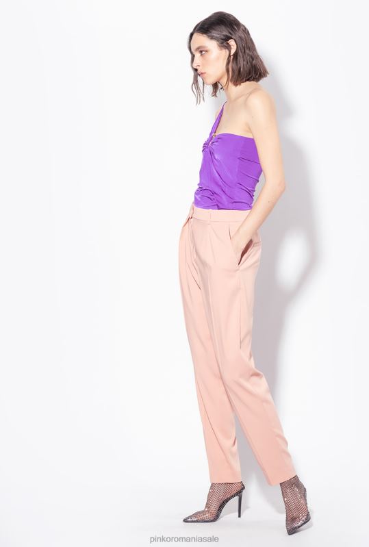 sus | top cu un singur umăr cu inel Pinko mândrie violet B0D08463