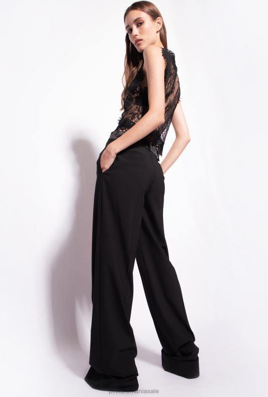 sus | top de lenjerie din dantelă Pinko negru/unt B0D08323