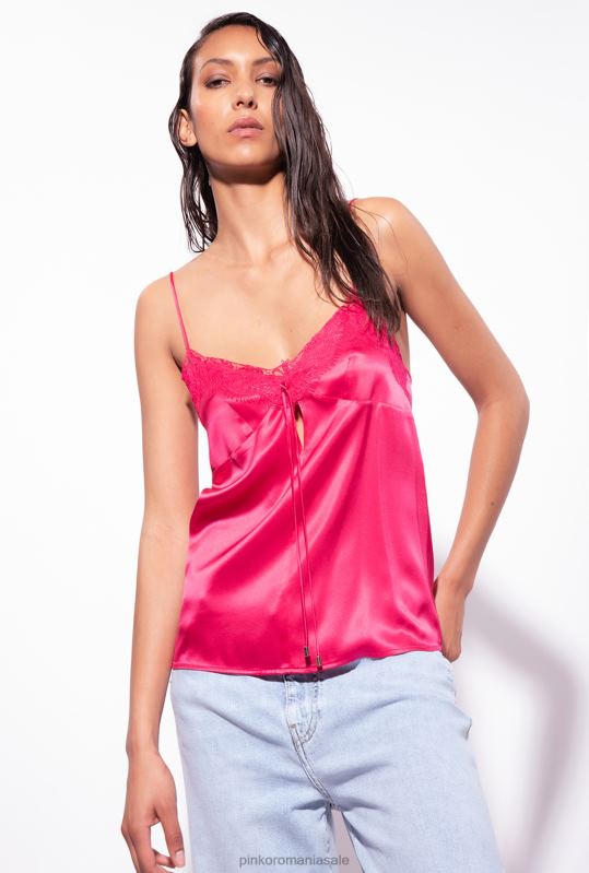 sus | top de lenjerie din dantelă Pinko roz roscat B0D08424