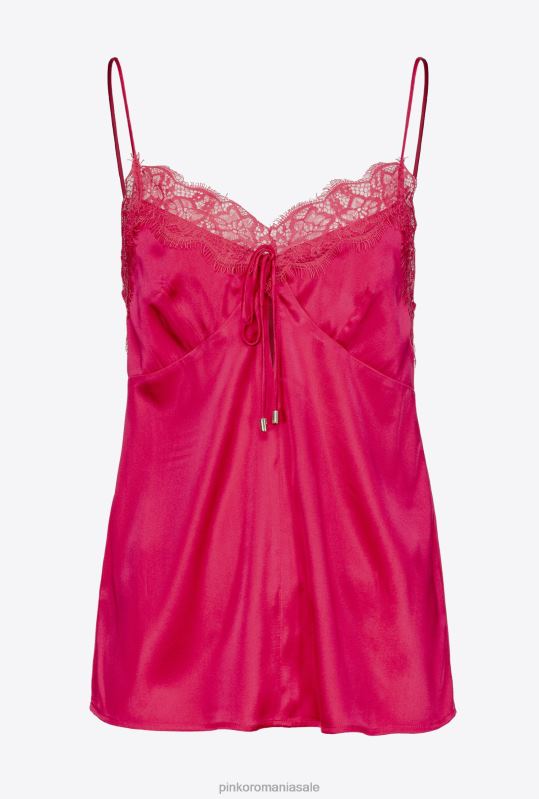 sus | top de lenjerie din dantelă Pinko roz roscat B0D08424