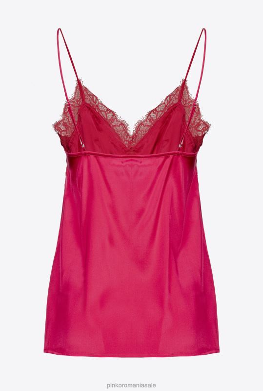 sus | top de lenjerie din dantelă Pinko roz roscat B0D08424