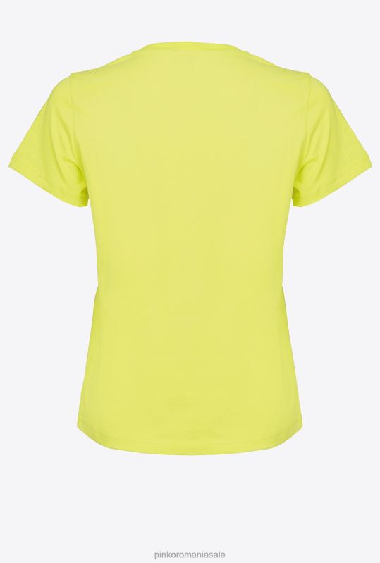 tricou | tricou cu imprimeu logo Pinko verde măsline cald B0D08401